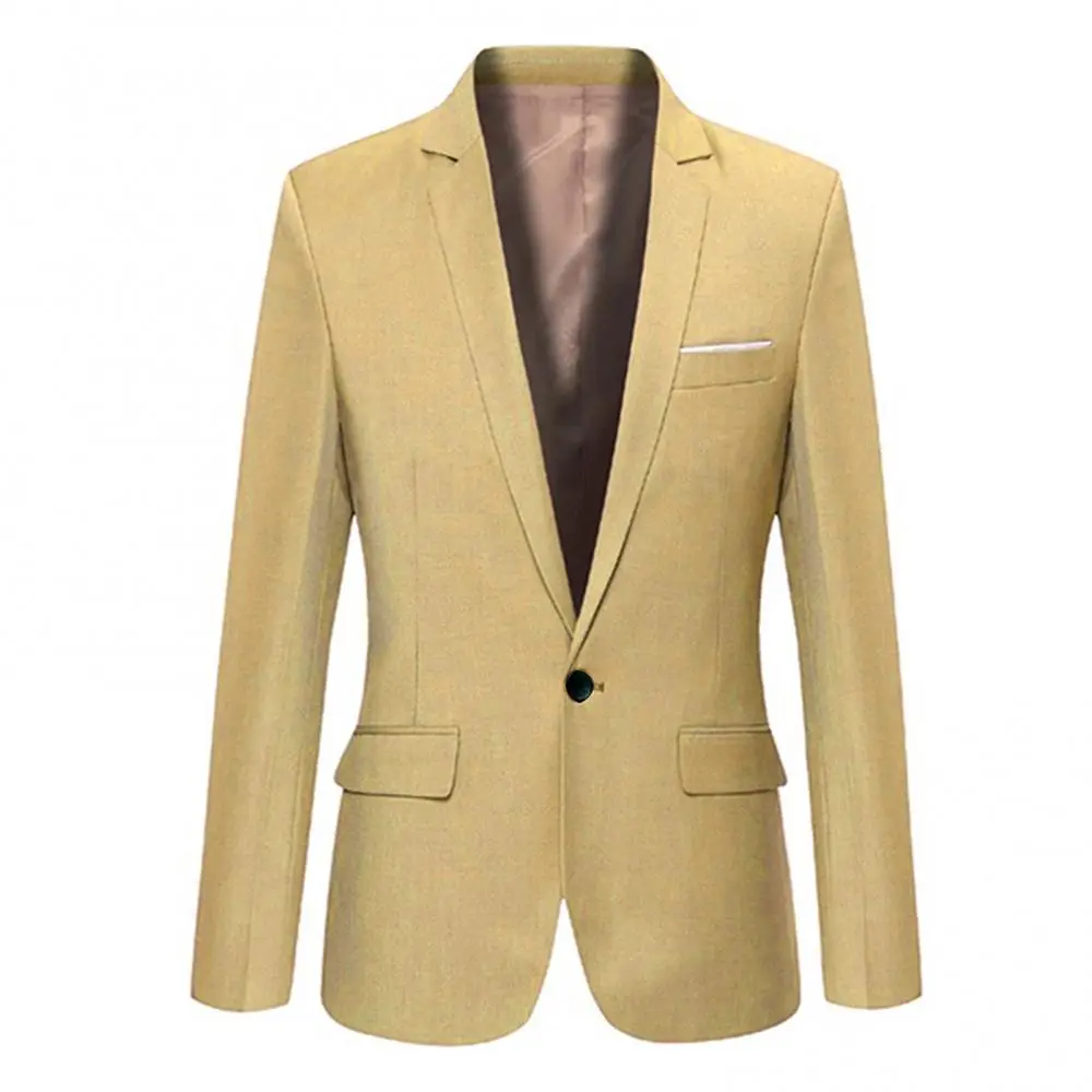 2025 Men Suit Jackets Pockets Casual Blazers Formal Business Suit Casual Business Dress Wedding Groom Suit Coat Blazers Jackets