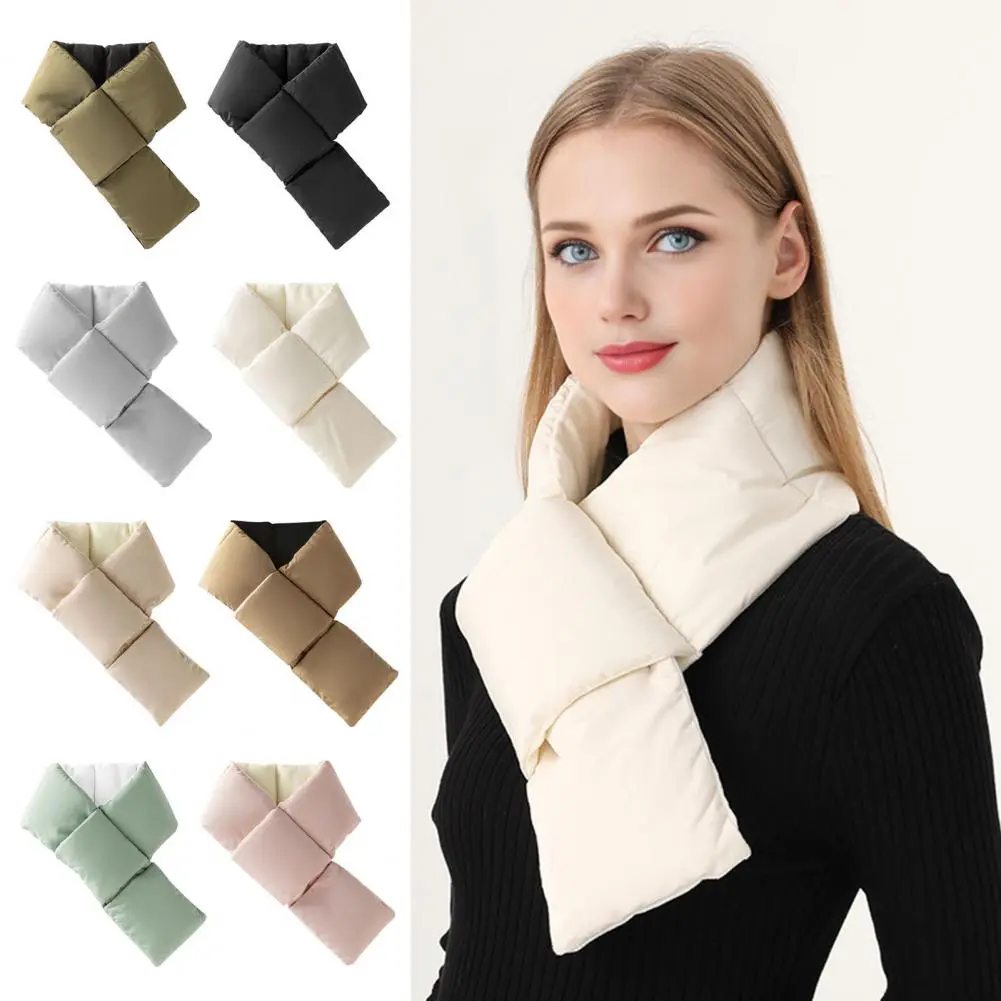 Winter Scarf High-density Windproof Scarf High-density Windproof Women's Down Scarf for Winter Outdoor Activities for Warmth