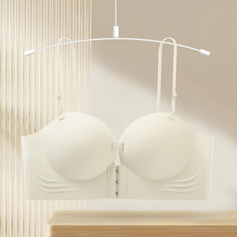 Women Soft Bra Comfortable Access Bra Comfortable Strapless Bra with Front Buckle Design for Women Anti-slip Soft for Wear