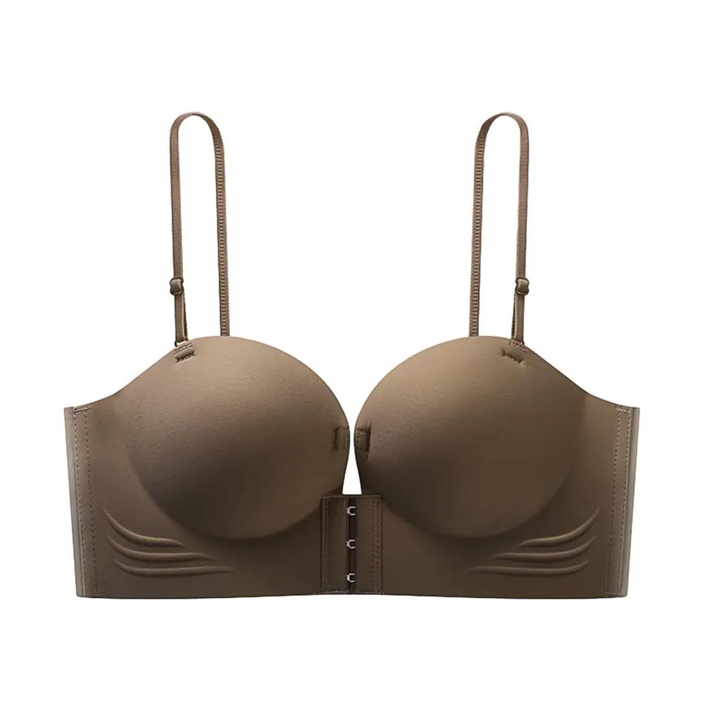 Women Soft Bra Comfortable Access Bra Comfortable Strapless Bra with Front Buckle Design for Women Anti-slip Soft for Wear