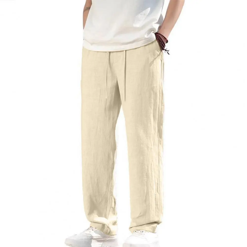 Comfortable Lounge Pants for Men Men Casual Sweatpants Versatile Men's Casual Trousers with Adjustable for Comfortable