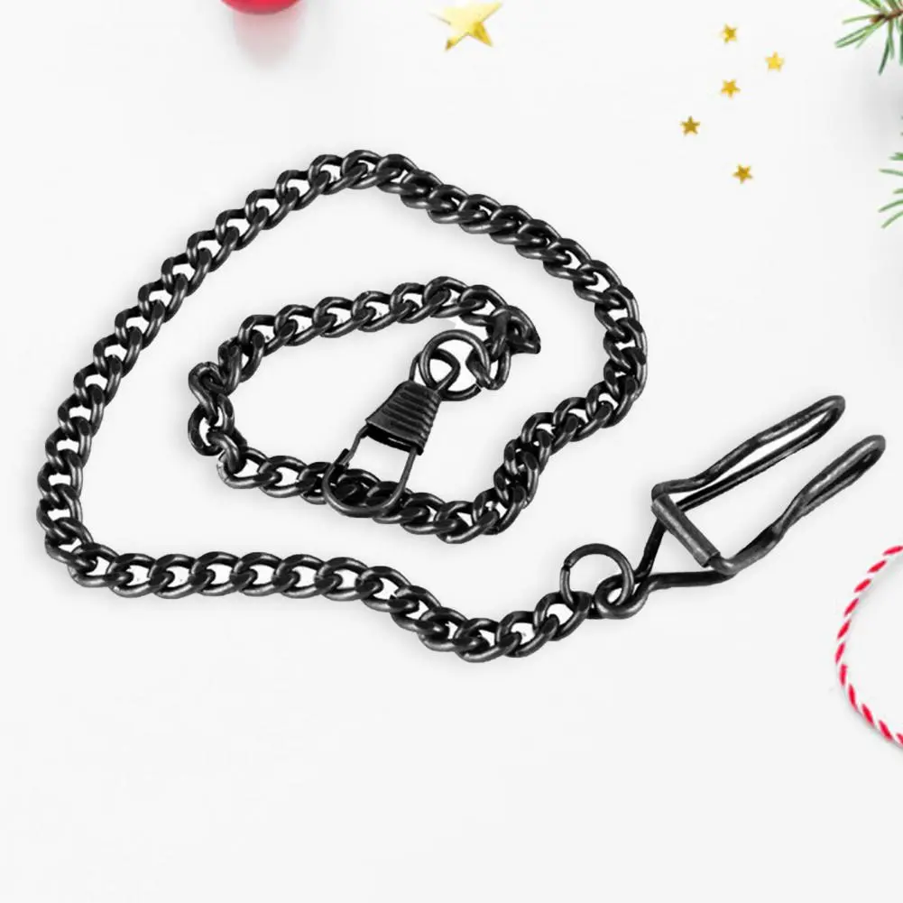 Vintage Pocket Watch Link Chain Necklace Twisted Chain Loop Clavicle Chains Metal Aluminum Bag Chain Replacement Parts 2025