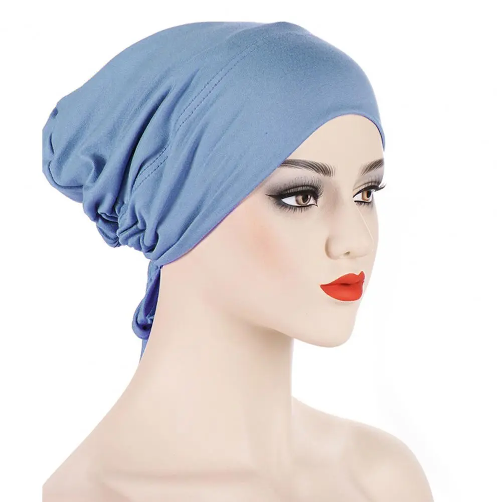 Women Winter Headscarf Winter Hat for Women Stylish Women's Turban Hat Set Pre Tied Drawstring Wrap Headscarf for Sleep