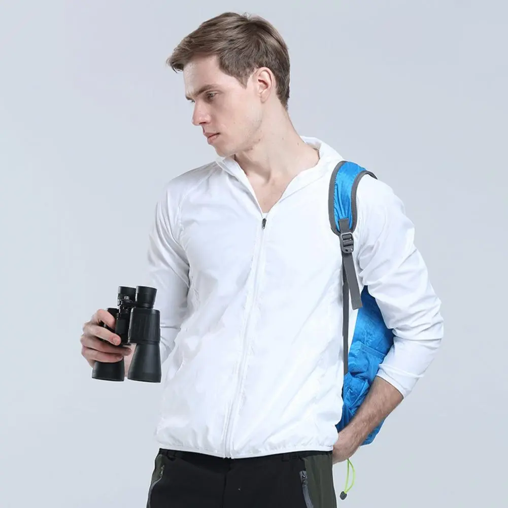 Camping Rain Jacket Men Women Waterproof Sun Clothing Fishing Hunting Clothes Quick Dry Skin Windbreaker With Pocket