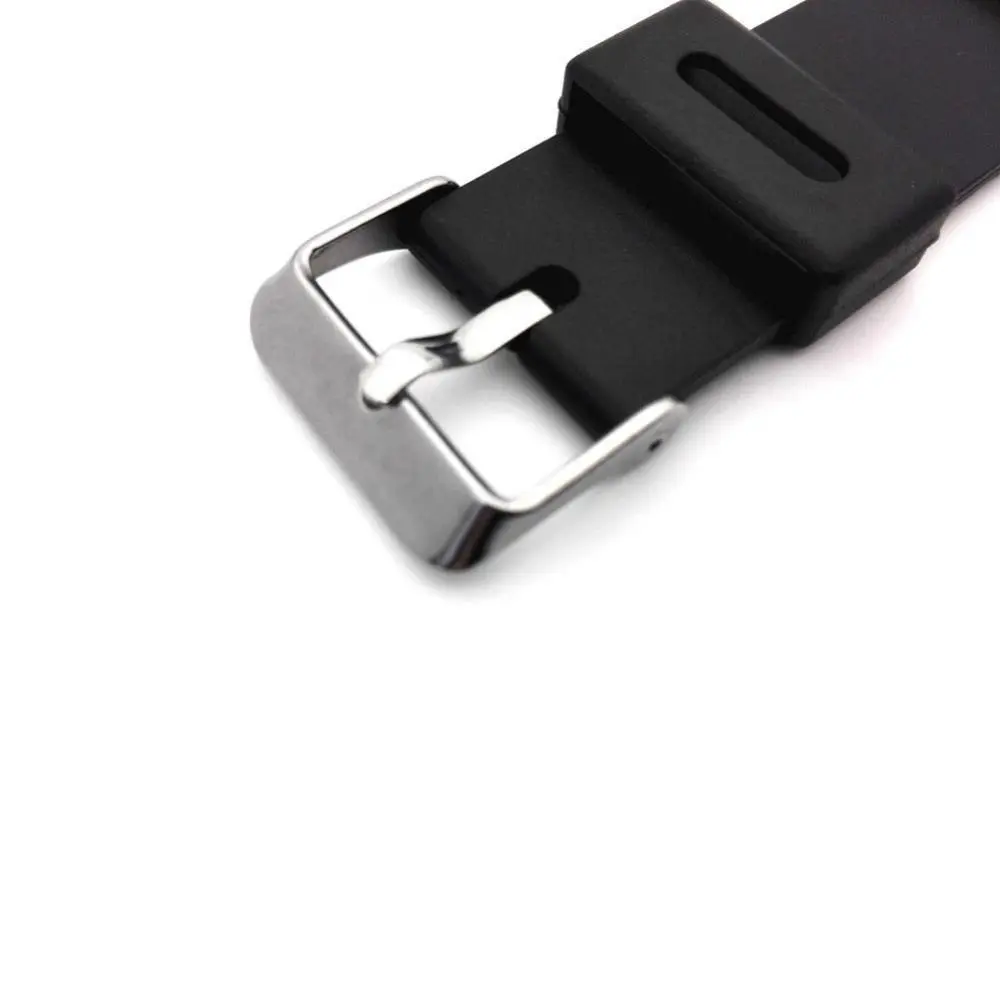 18/20/22mm Black Watch Band Strap Silicone Rubber Men Women Sport Waterproof Breathable Wrist Band Quick Release Bracelet 2025