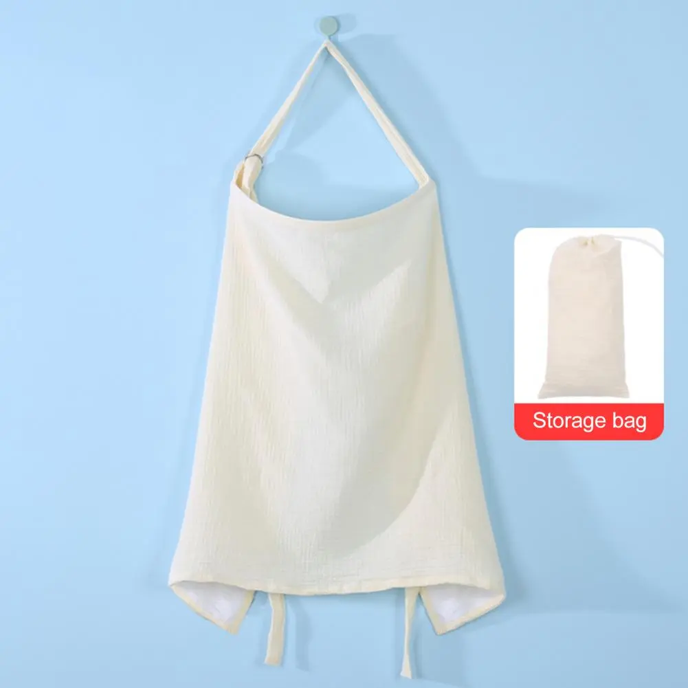 Nursing Shawl Adjustable Nursing Cover Adjustable Lightweight Nursing Aprons for Breastfeeding Breathable Privacy Coverage Scarf