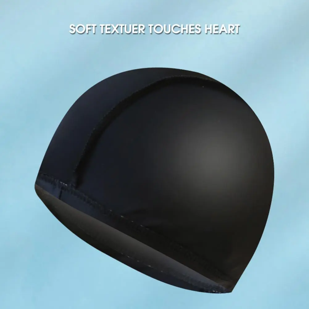 Flame Pattern Elastic Ear Swimming Cap Men Swimming Cap Elastic Swim Pool Hat Nylon Caps for Women Men Diving Caps