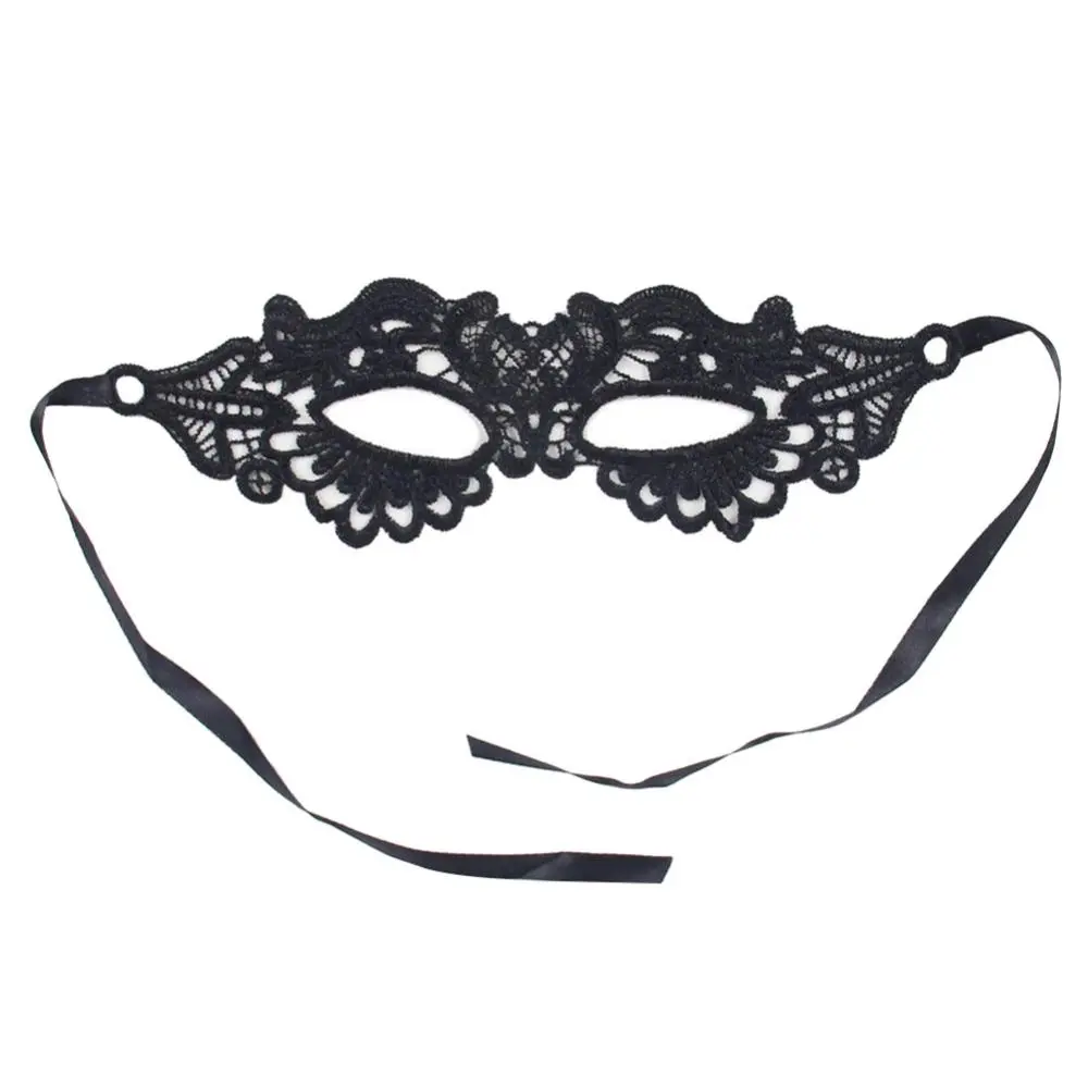Women Hollow Lace Masquerade Face Mask Princess Prom Party Props Costume Halloween Cosplay Nightclub Queen Eye Mask Exotic Cloth