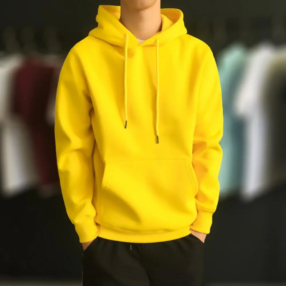 Fashion Men's/Women's Hoodies Fleece Lining Hooded Sweatshirt Front Pocket Drawstring Autumn Male Pullover Streetwear sudaderas
