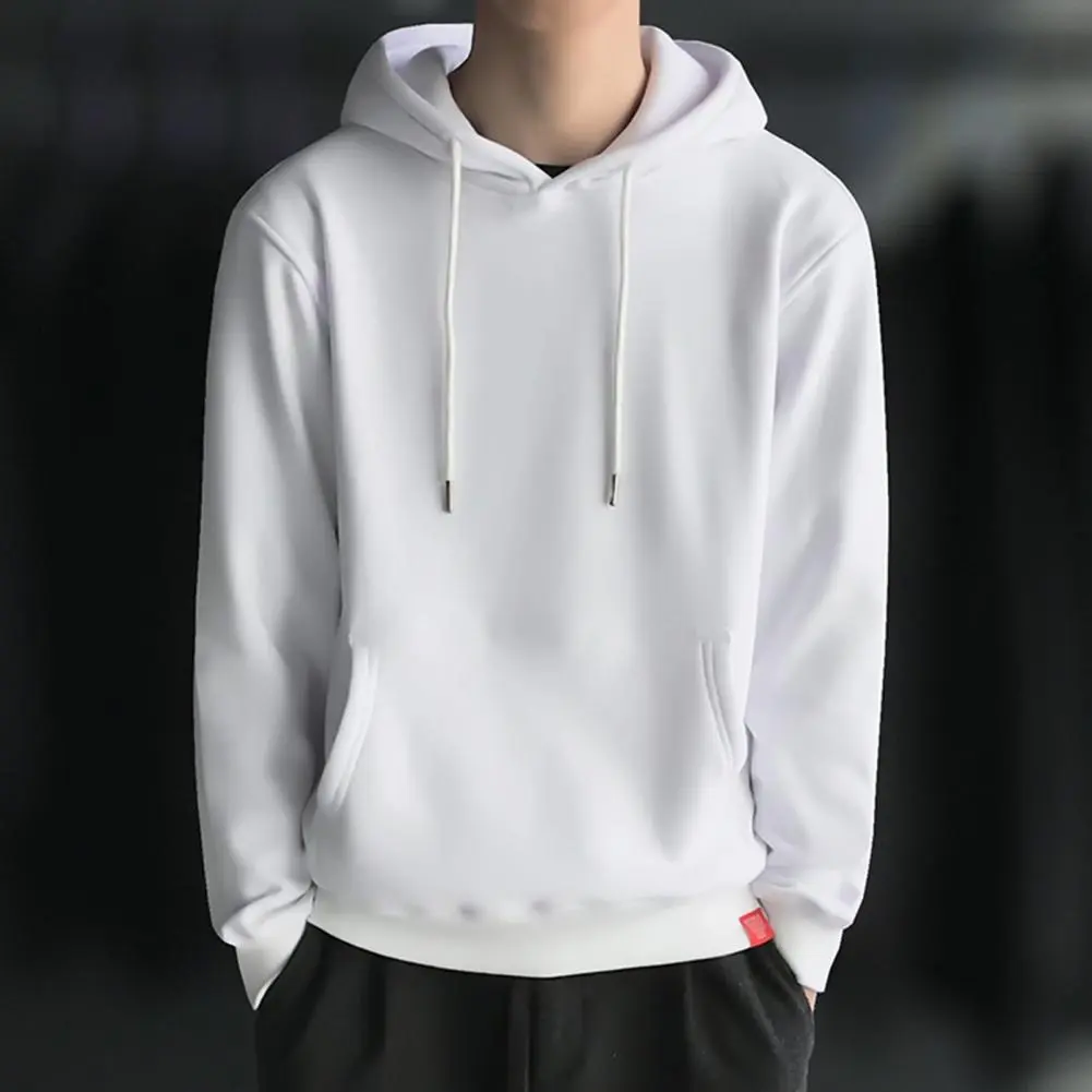 Fashion Men's/Women's Hoodies Fleece Lining Hooded Sweatshirt Front Pocket Drawstring Autumn Male Pullover Streetwear sudaderas