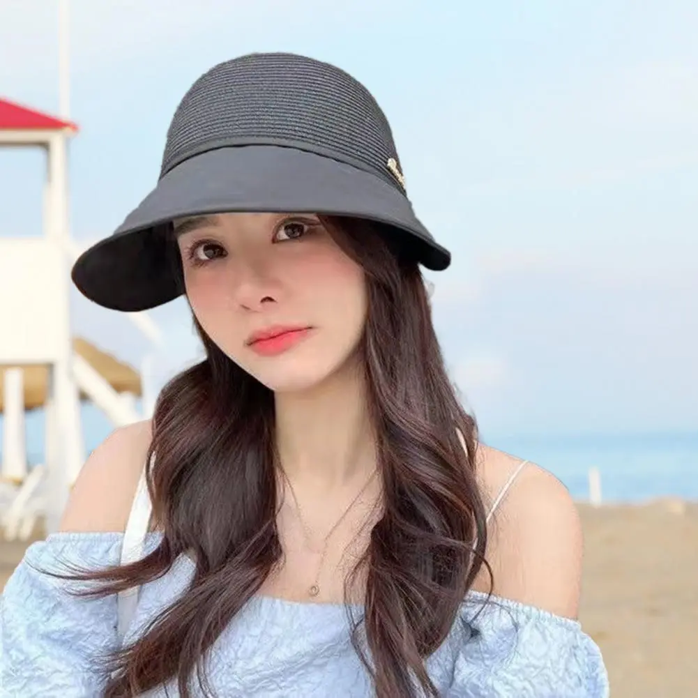 Women Fisherman Hat Clock-shaped Basin Hat Stylish Women's Fisherman Style Sun Hat with Adjustable Design for Summer for Fishing