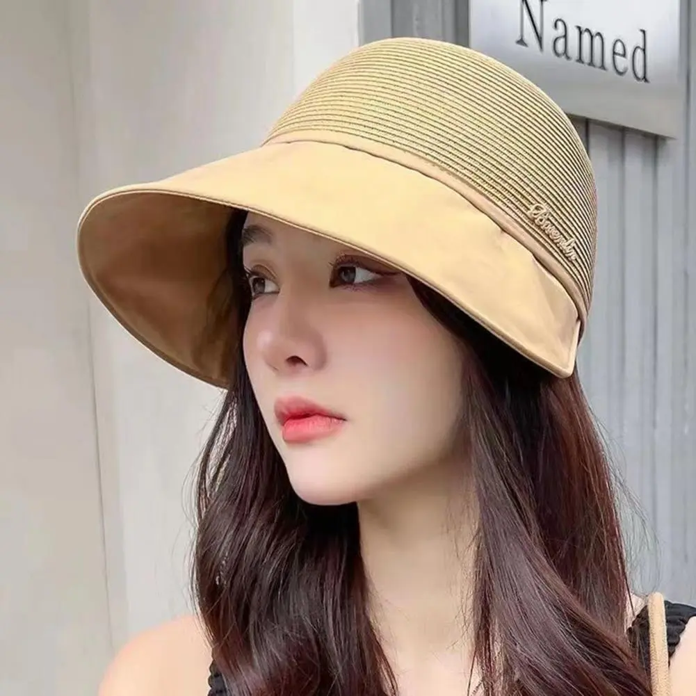 Women Fisherman Hat Clock-shaped Basin Hat Stylish Women's Fisherman Style Sun Hat with Adjustable Design for Summer for Fishing