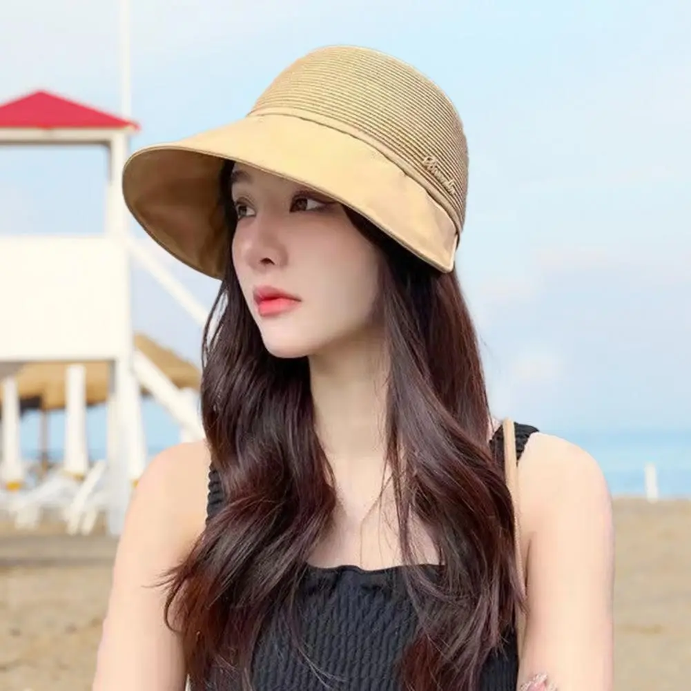 Women Fisherman Hat Clock-shaped Basin Hat Stylish Women's Fisherman Style Sun Hat with Adjustable Design for Summer for Fishing