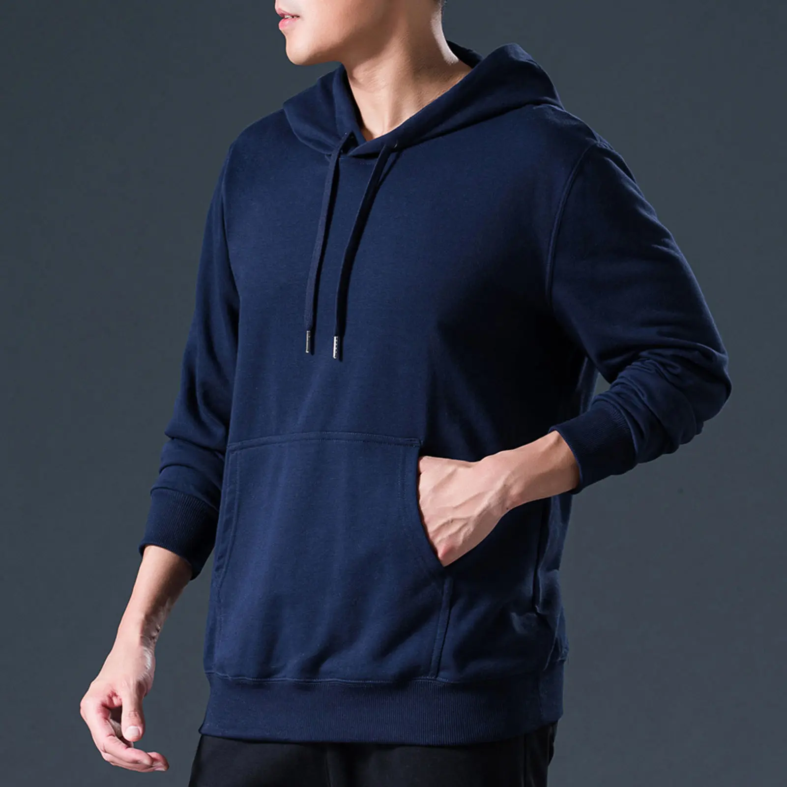 Spring Hoodie Autumn Hoodies Men Pullover Solid Color Drawstring Male Casual Fashion Hoodie Harajuk Sweatshirts roupas femininas