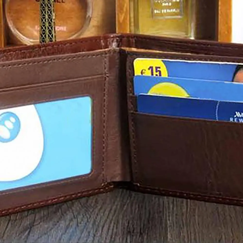 Men Wallets Premium Faux Leather ID Card Holder Wallets for Man Short Black Walet oney Clip Business Bifold Wallet Men Gifts