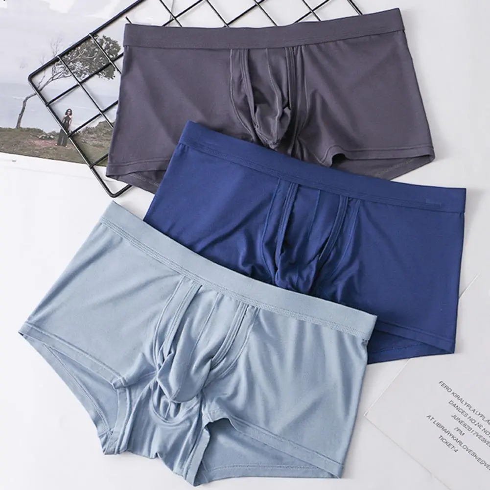 Sexy Men Boxers Elephant Nose Men Underpants Elephant Nose Boxers Comfortable Underwear Men's Boxers Stretchy Soft Underwear