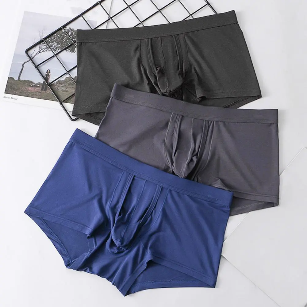 Sexy Men Boxers Elephant Nose Men Underpants Elephant Nose Boxers Comfortable Underwear Men's Boxers Stretchy Soft Underwear