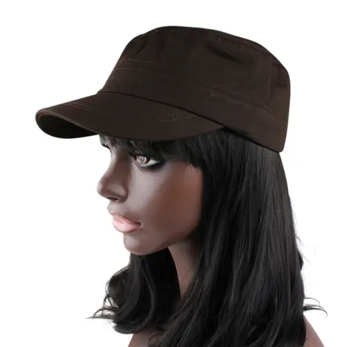Classic Women Men Adjustable Plain Vintage Army Military Cadet Style Cap Hat Solid Color Men's Casual Army Cap bone masculino