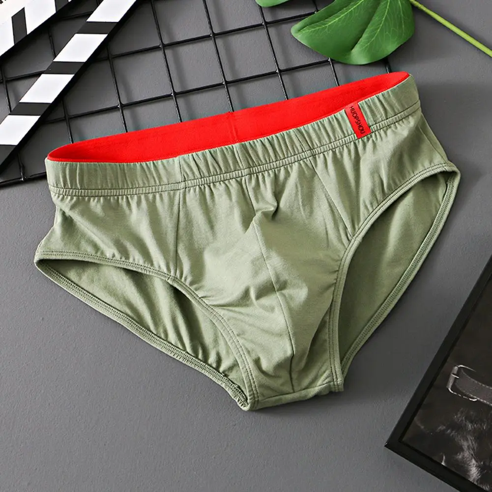 2025 Sexy Men's Briefs Letter Print Low-rise 3D U-shaped Bag Panties Interior U Convex Breathable Comfortable Underpants Briefs