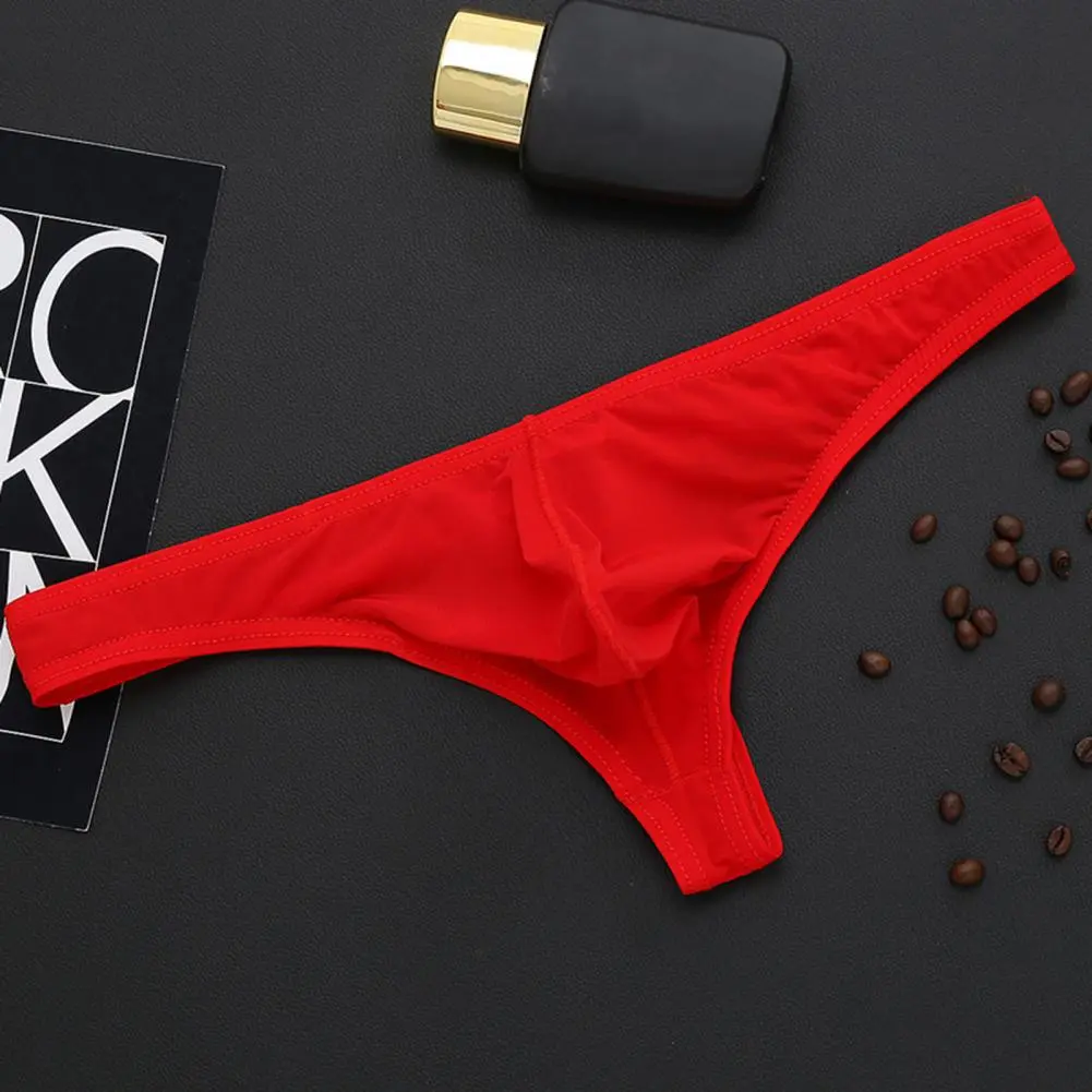 Sexy Men Briefs Men's Underwear U Pouch Man Low Waist Panties Thongs Men Sexy Briefs T-back Gay Underwear Slim Men Underpants
