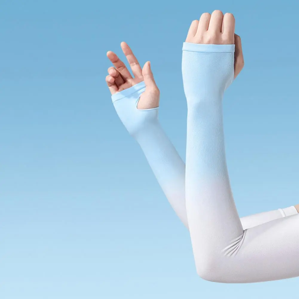 Long-lasting Sun Protection Sleeves Sunscreen Sleeves Compression Arm Sleeves for Men Women Athletic Sun for Golf for Cycling