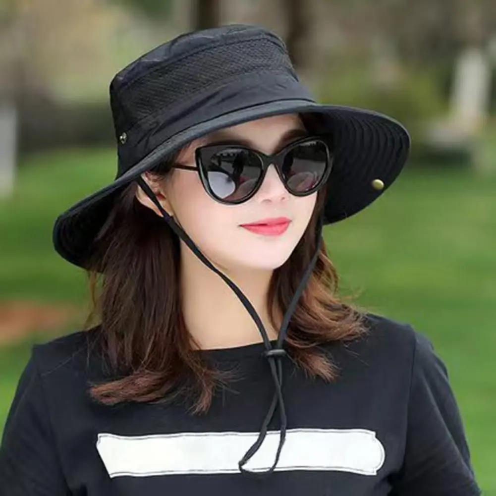 Fisherman Hat with Neck Coverage Quick-drying Wide-brimmed Hat Breathable Mesh Sun Hat with Adjustable for Outdoor for Ultimate