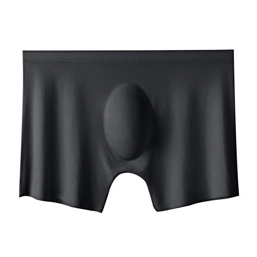 Men Boxer Underwear High Elasticity Boxers Men's High Elasticity Ice Silk Boxer Briefs with U-convex Design for Men for Ultimate