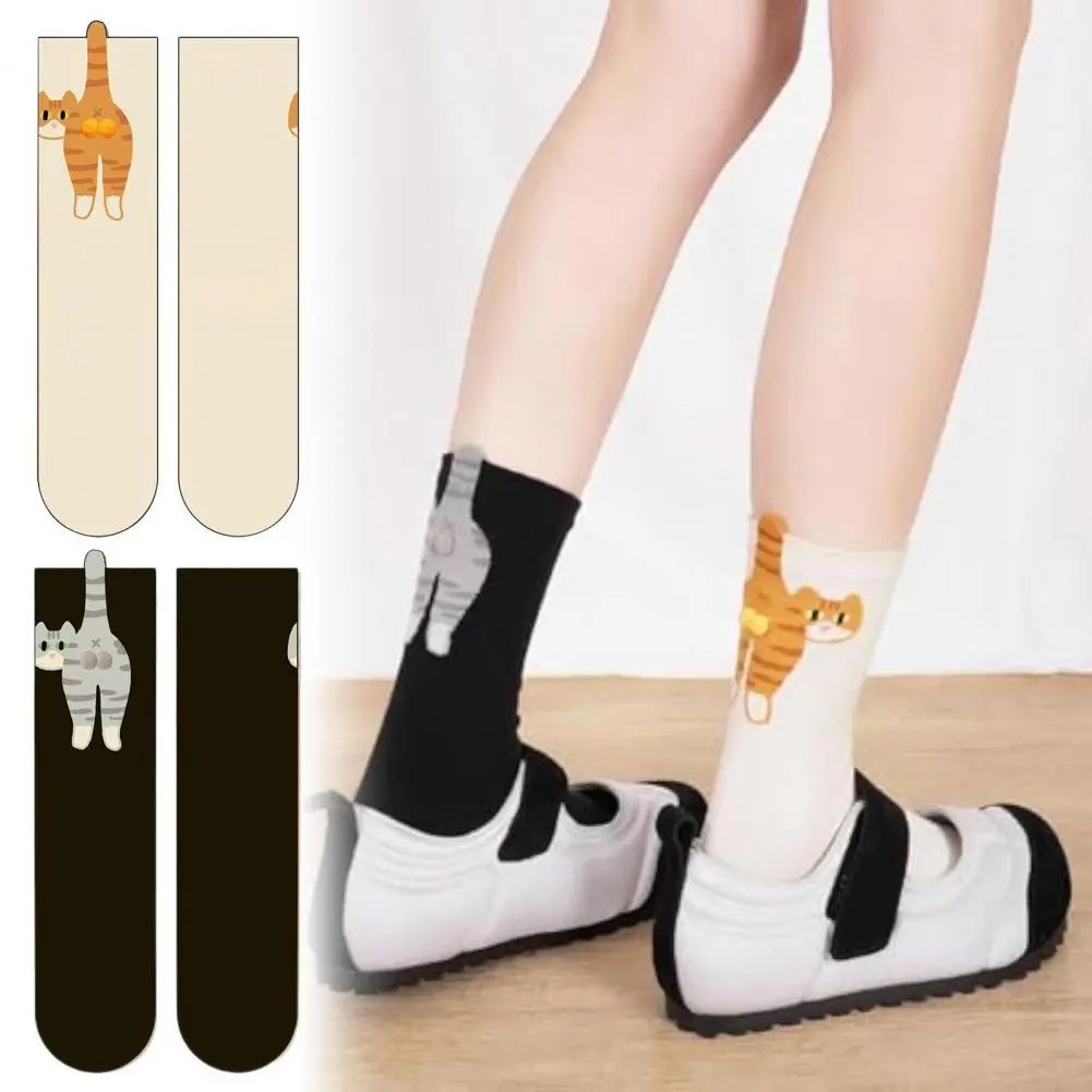WomenCute Cat Ball Socks Women Novel And Interesting Animal Fun Cat Socks, Suitable Women Cat Enthusiasts Cats Lover Gift 2025