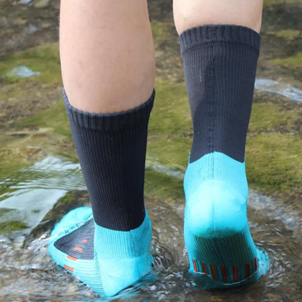 Warm Waterproof Socks Outdoor Windproof Women Men Winter Warm Mid-Tube Socks Keep Warm Riding Skiing Hiking Wading Camping Socks