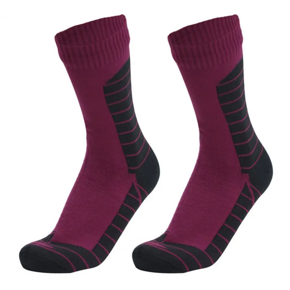 Warm Waterproof Socks Outdoor Windproof Women Men Winter Warm Mid-Tube Socks Keep Warm Riding Skiing Hiking Wading Camping Socks