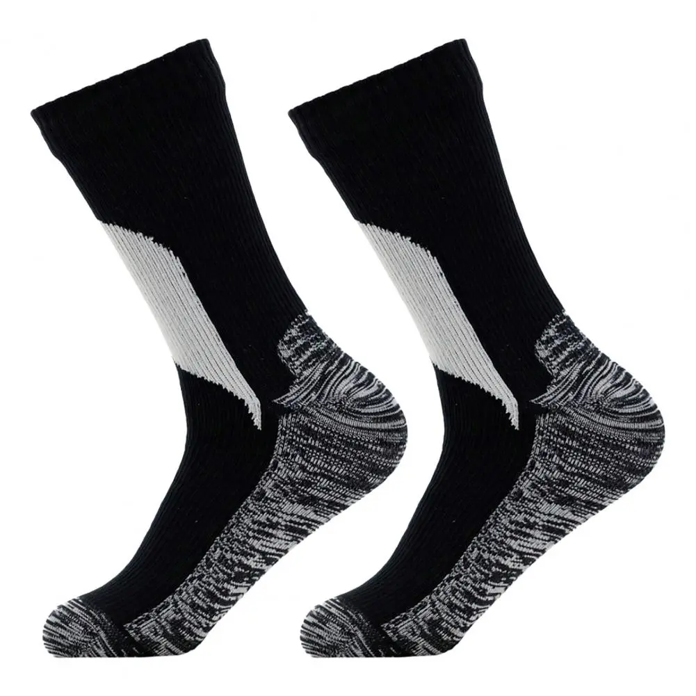 Warm Waterproof Socks Outdoor Windproof Women Men Winter Warm Mid-Tube Socks Keep Warm Riding Skiing Hiking Wading Camping Socks