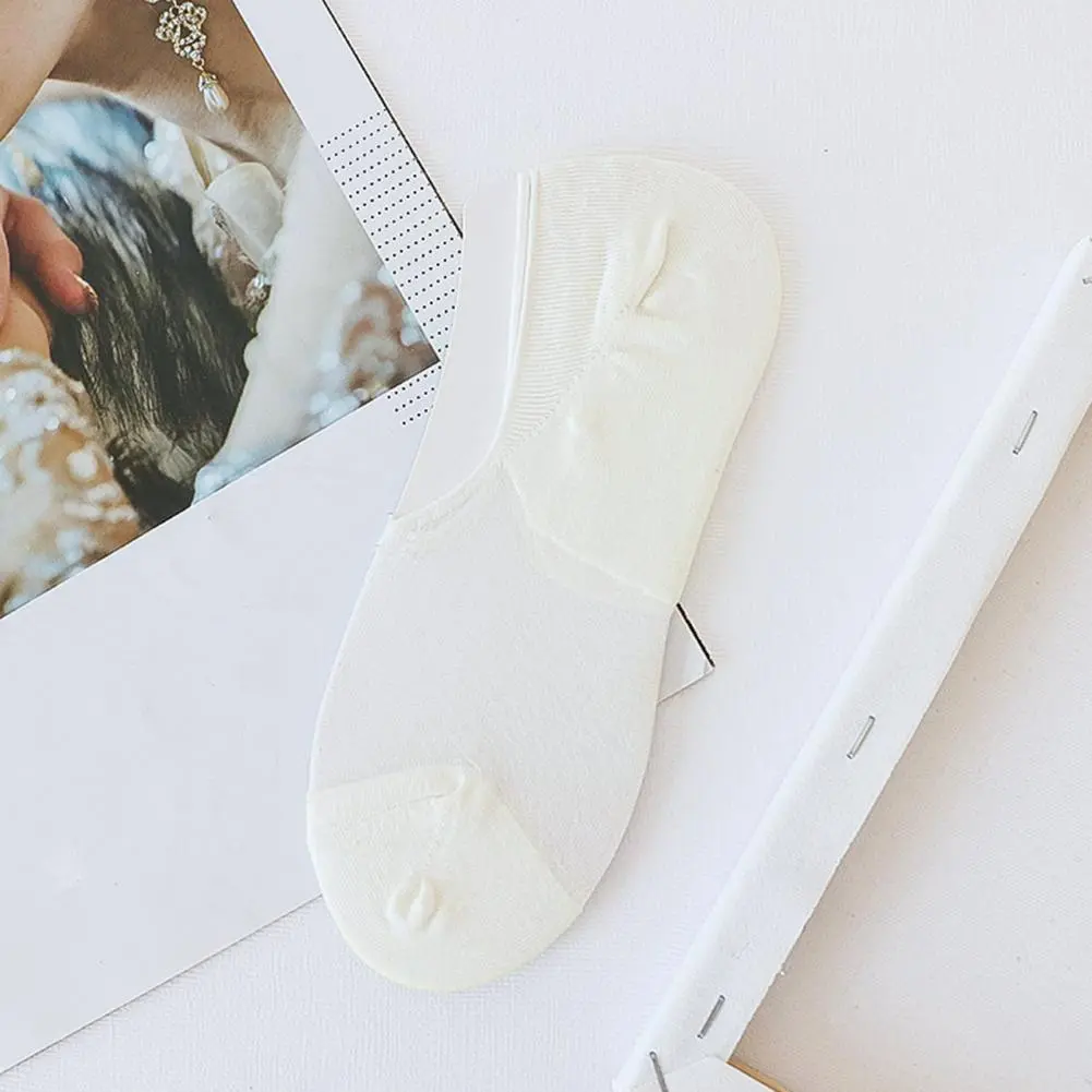 Anti-hook Wire Women Socks Boat Sock for Women 10 Pairs Women's Glitter Boat Socks Shiny Invisible Ultra Thin Silky for Spring