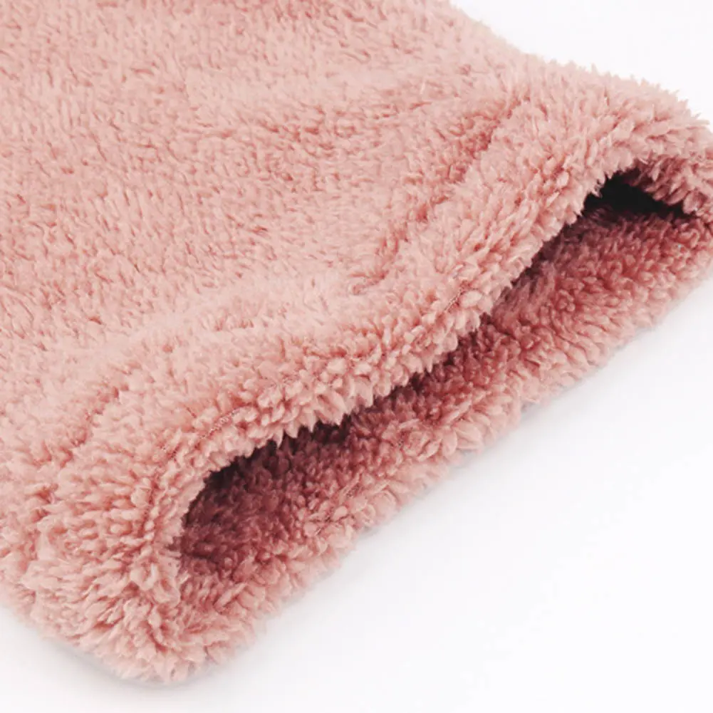 Women Plus Size Cozy Sleep Pants Winter Fleece sleepwear Long Pants European American Solid Color Warm Nightwear пижама женская
