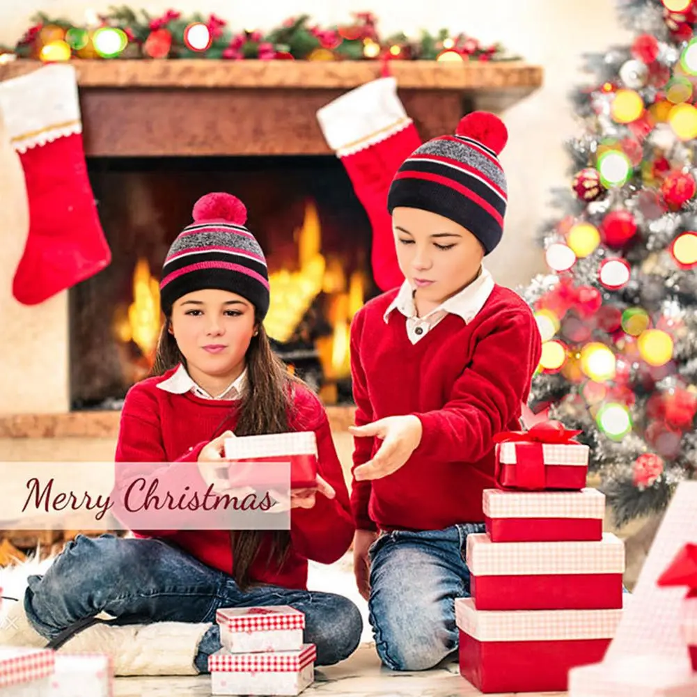 Soft Comfortable Kids Winter Accessories Cozy Velvet Hat Glove Set for Children Cozy Winter Kids Hat Gloves for Weather for Boys