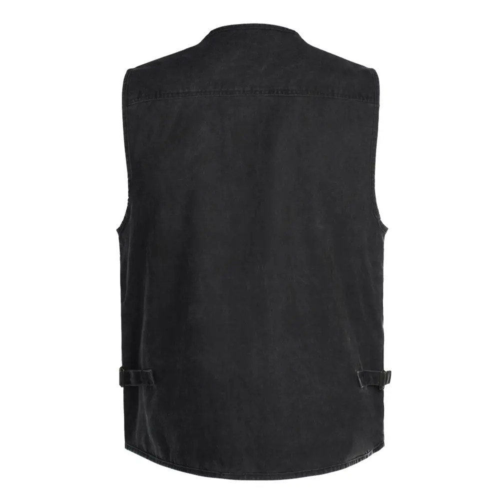 Men Plus Size Multi-pocket Sleeveless Vests Summer Outdoor Shooting Climbing Fishing Hiking Photograph Vests and Jackets