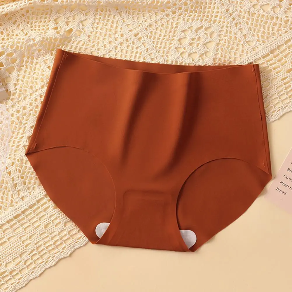 Lady Panties Women Panties Women's Seamless Ice Silk Briefs Full Coverage Underwear Soft Breathable Panties for Intimate Comfort