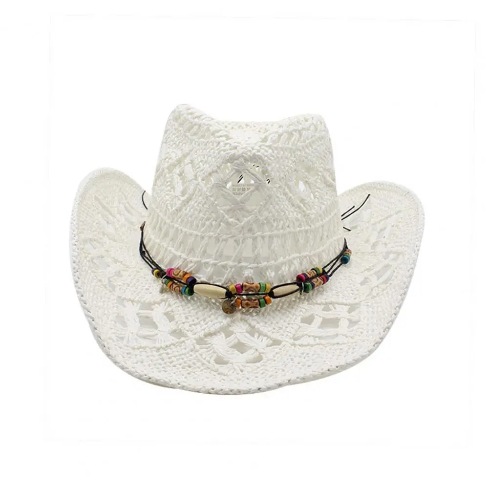 Foldable Edge Straw Hat Cotton Strap Sun Hat Stylish Retro Denim Straw Hat with Upf 50 Protection Adjustable Chin Strap for Sun