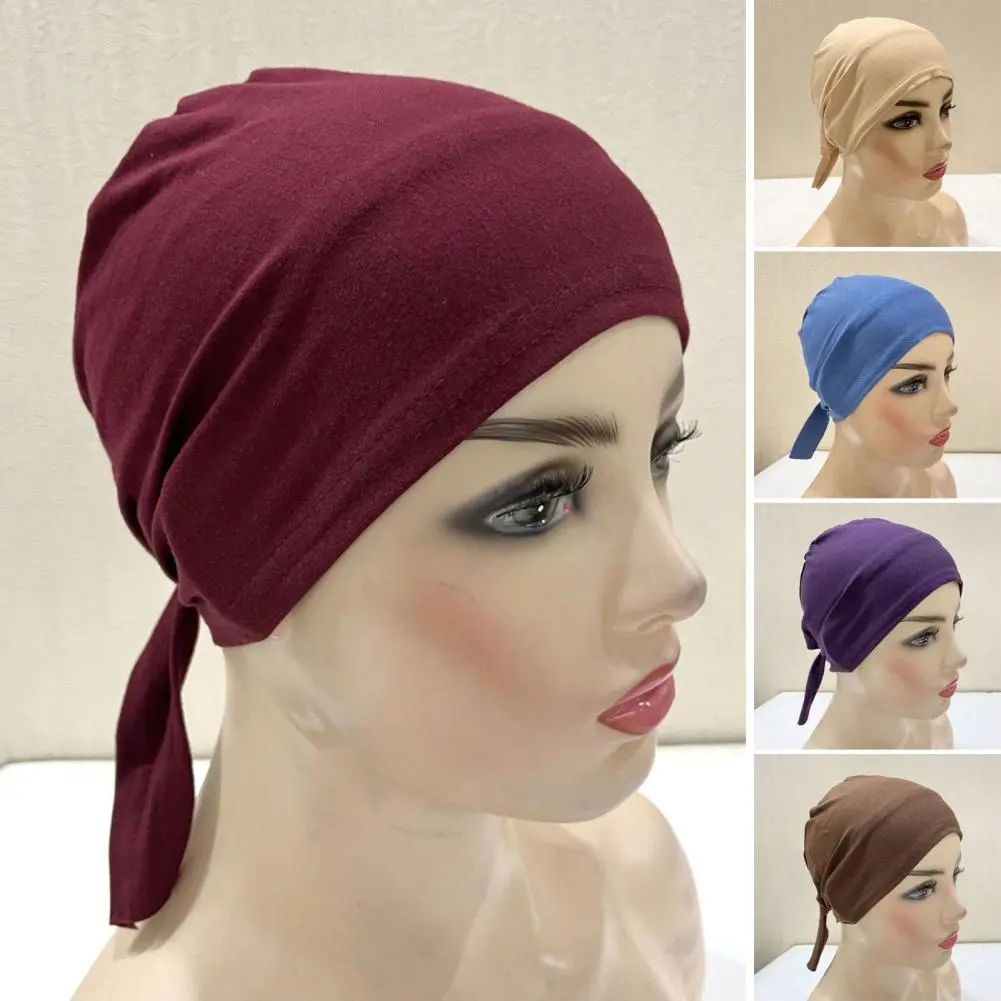 Women Top Hat Women Hat Stylish Ethnic Top Hat with Knotted Design for Outdoor Activities Lightweight Breathable Headscarf for A