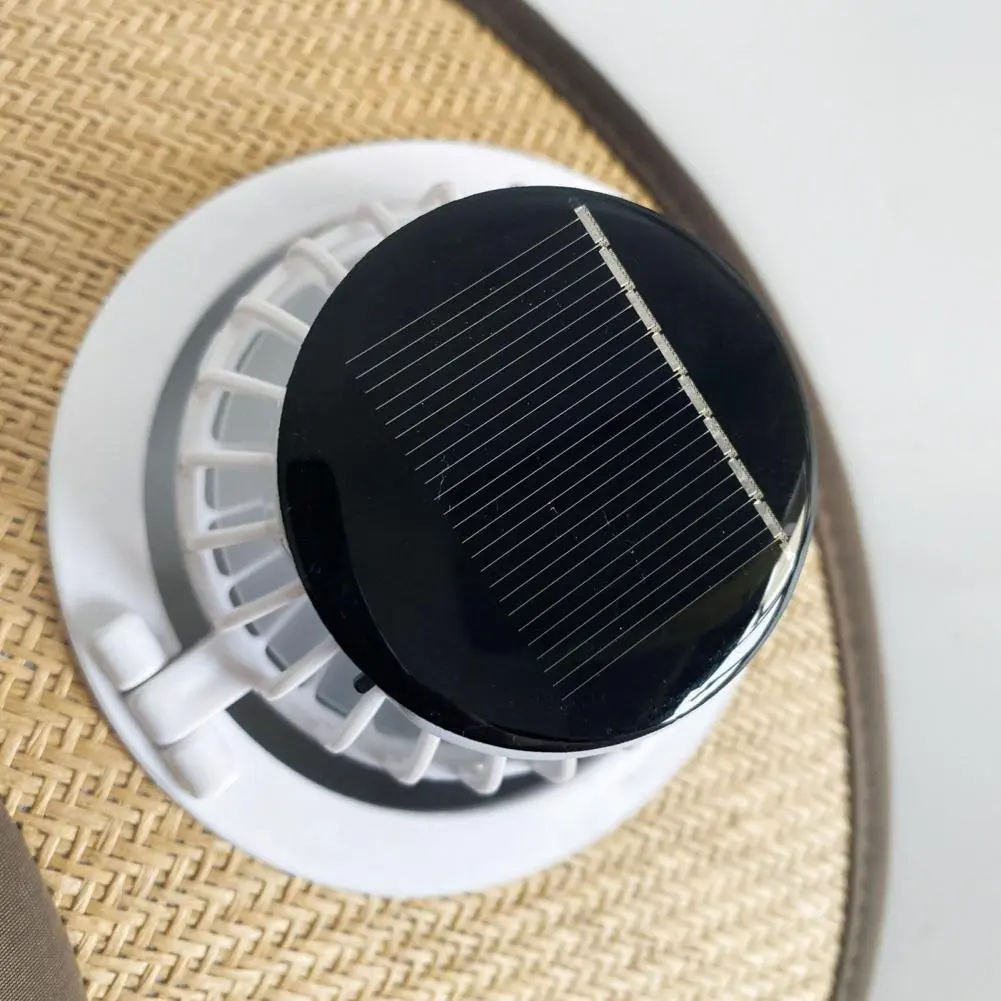 Wide Brim Beach Hat Solar Powered Hat Solar-powered Wide Brim Sun Hat with Built-in Fan for Outdoor Activities Camping for Sun
