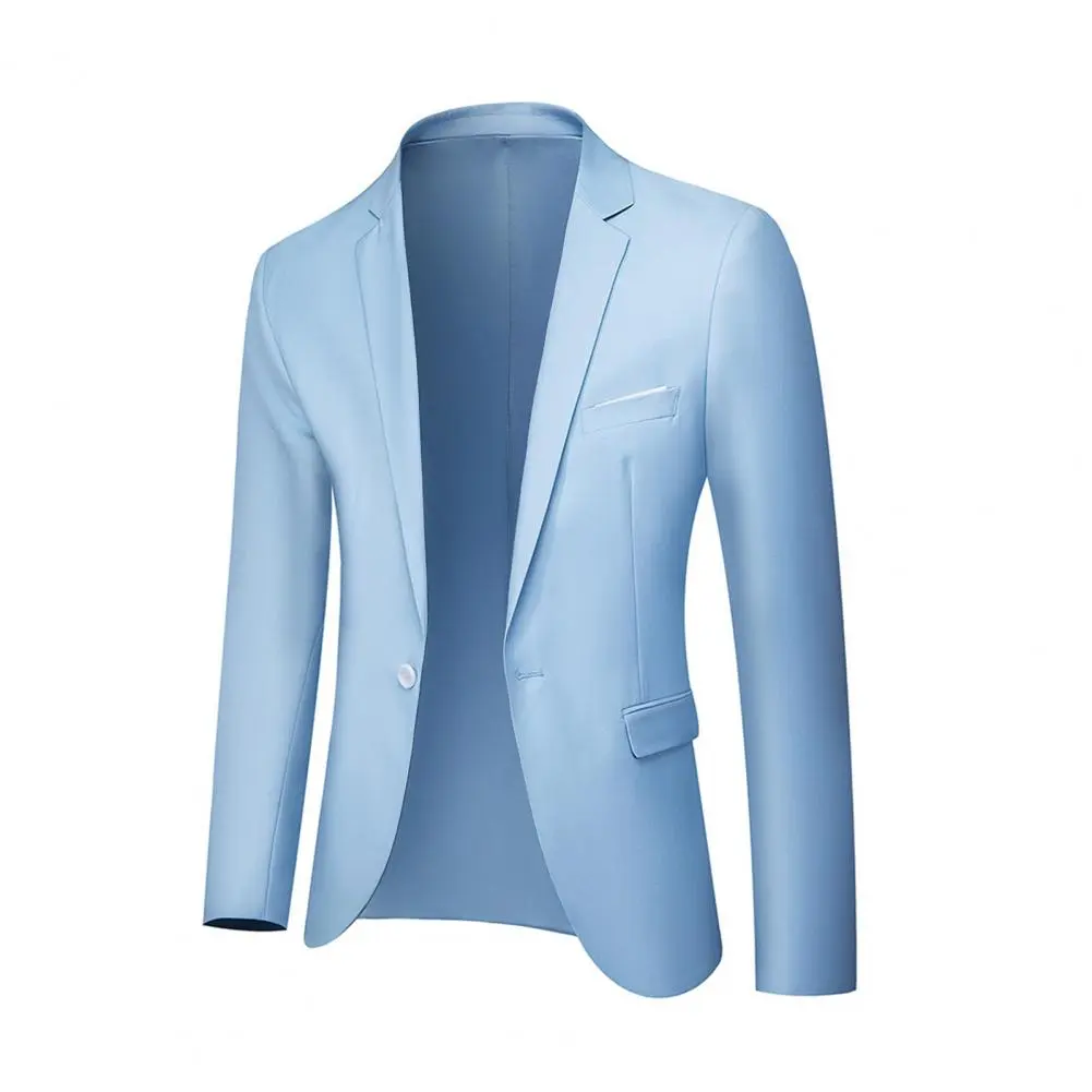 Men Suit Men Suit Daily Wear Elegant Men's 3d Tailored Suit Set for Wedding Party Business Events Lapel Long Sleeve Coat for Men