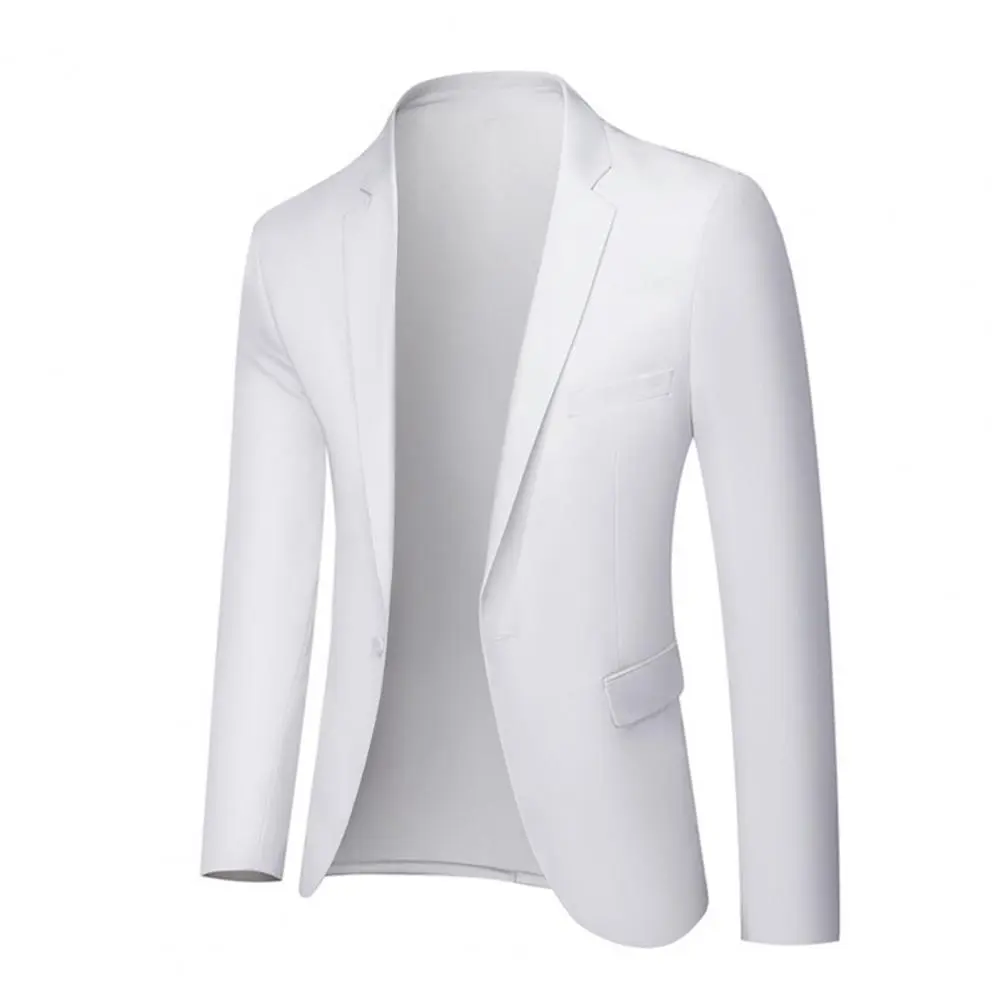 Men Suit Men Suit Daily Wear Elegant Men's 3d Tailored Suit Set for Wedding Party Business Events Lapel Long Sleeve Coat for Men