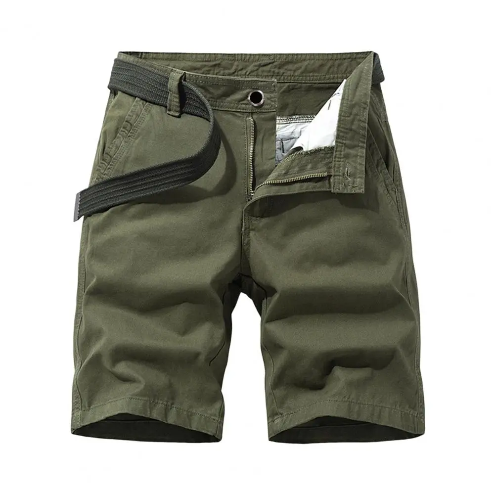 Men Shorts Social Slim Fit Summer Shorts Solid Color Pockets Casual Shorts Fitness Sports Pants Beach Shorts Workout Shorts