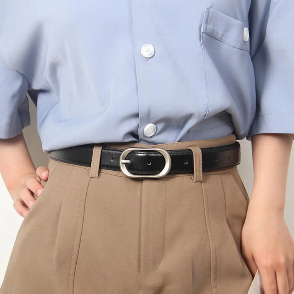 Women Belt Imitation Leather Belt for Women Stylish Imitation Leather Women's Belt with Adjustable Length for Dress for Women's