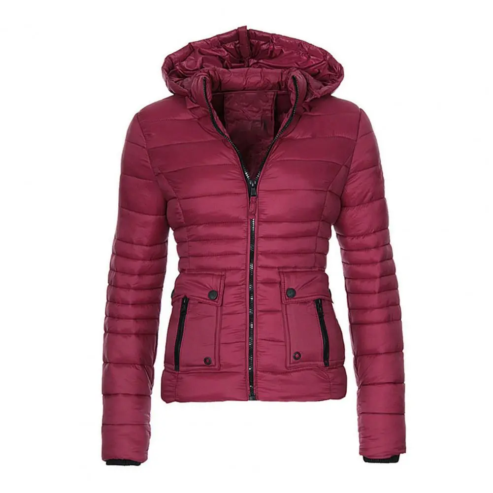 2023 Cotton Padded Parka Women Jacket Winter Jacket Long Warm Parkas Hooded Autumn Winter Thickened Slim Fit Outwear Short Coat
