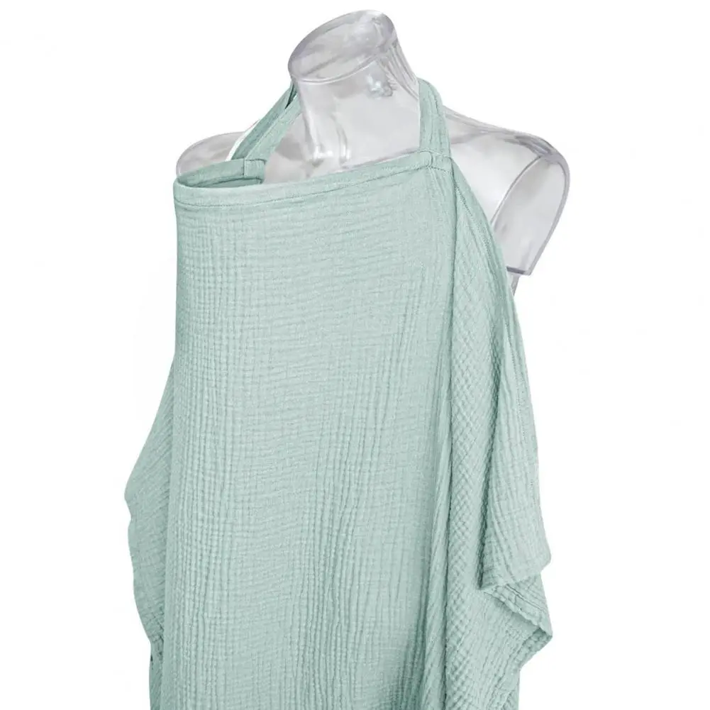 Lactation Towel Breastfeeding Cloak Adjustable Strap Breastfeeding Cover Up with Pockets Nursing Cloak for Women Breathable