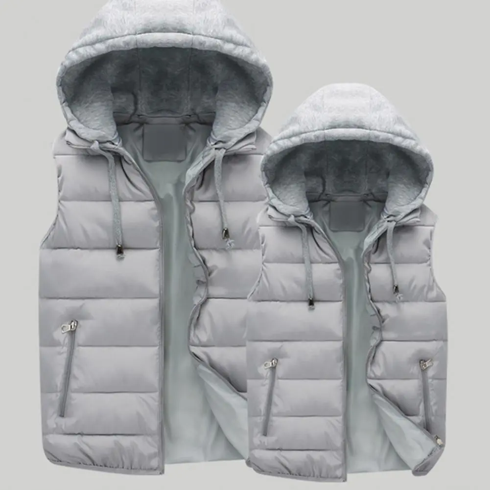 Men Winter Vest Winter Men Vest Waterproof Sleeveless Hooded Men's Winter Vest Warm Casual Cold Jacket for Autumn Outdoor