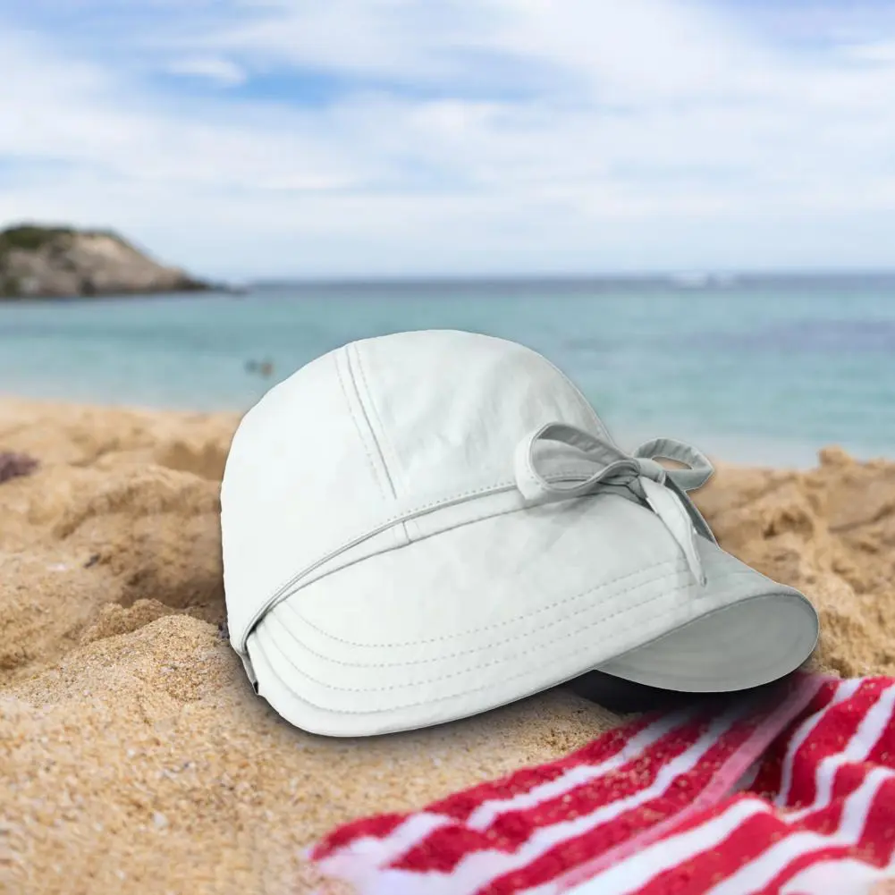 Foldable Uv-proof Sun Hat Camping Sun Hat Packable Wide Brim Sun Hat for Women with Upf 50 Uv Protection Ponytail for Outdoor