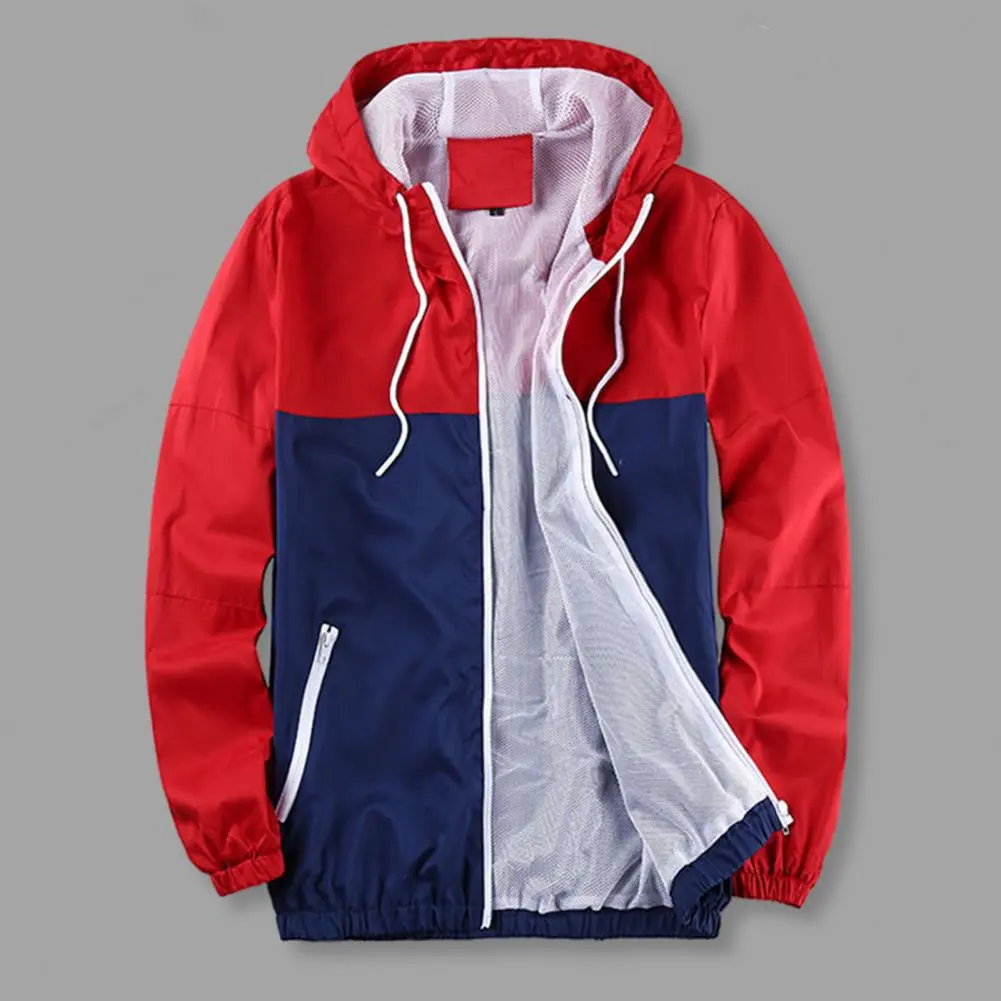 2025 M-3XL Men Fall Winter Coat Mesh Breathable Hooded Drawstring Camouflage Print Men Jackets Pockets Elastic Cuff Men Jacket