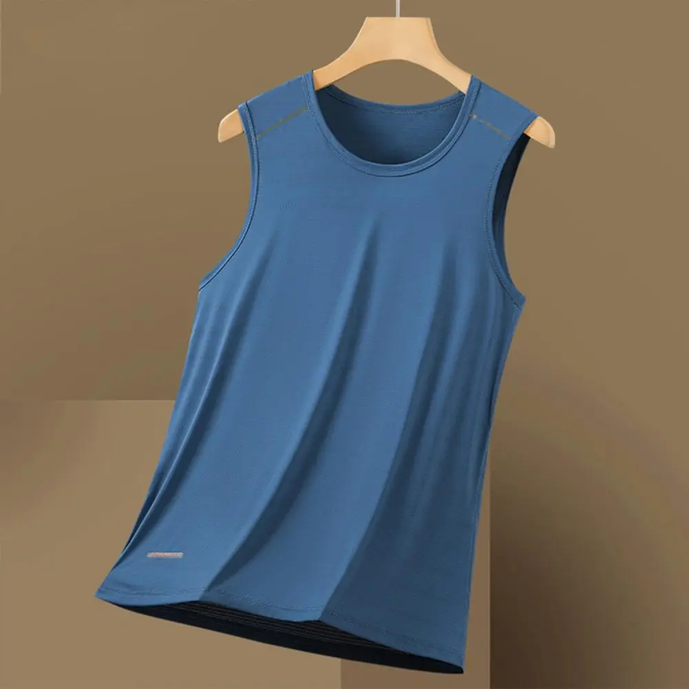 Lightweight Men Tank Top Breathable Men Athletic Vest Breathable Men's Sleeveless Sports T-shirt for Gym Basketball for Running