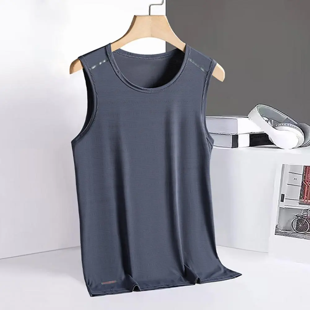 Lightweight Men Tank Top Breathable Men Athletic Vest Breathable Men's Sleeveless Sports T-shirt for Gym Basketball for Running